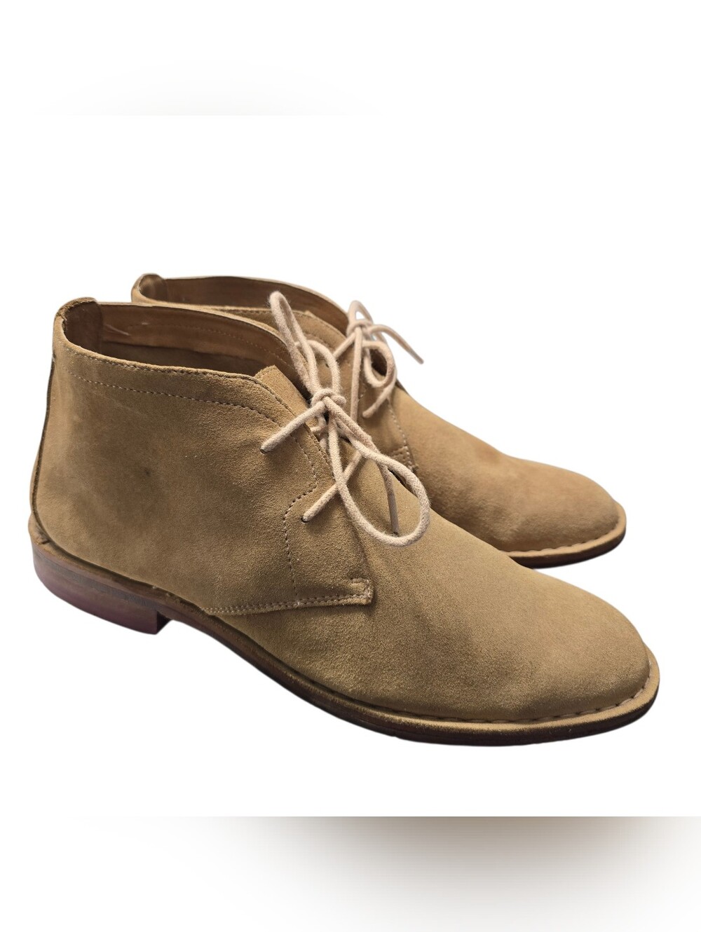 Vintage Trask Men's Casual Tan Suede Chukka Boots Size 9M